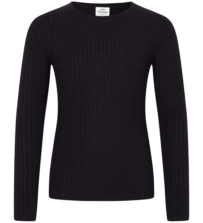 Bluse   Rib   Talika Top   Black fra Mads Nørgaard