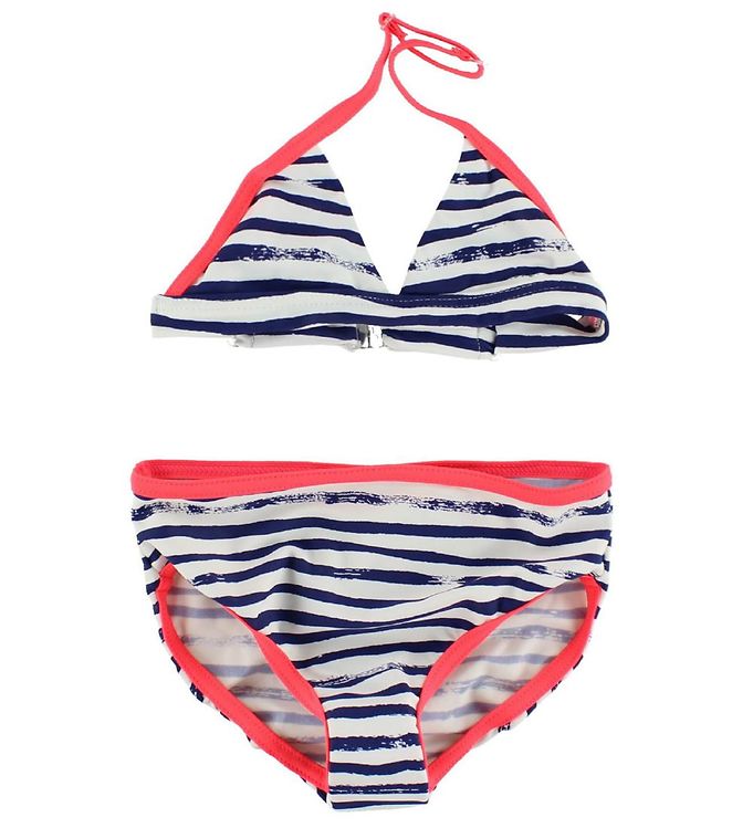 Bikini   Hvid Navy Stribet fra Creamie