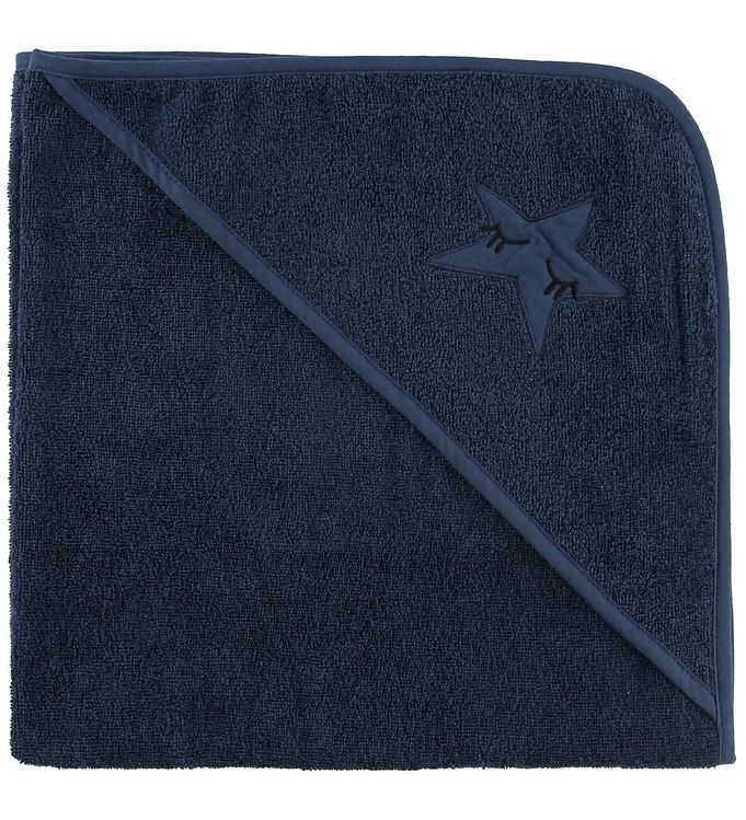 Babyhåndklæde   75x75 Cm   Navy M. Stjerne fra Nørgaard Madsens