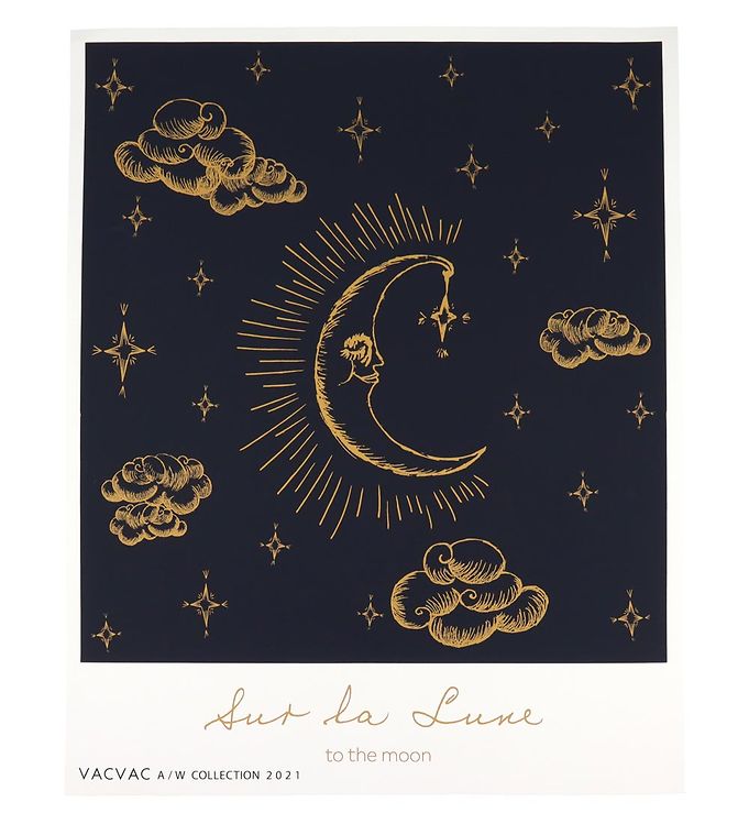 Håndlavet Plakat 40x50 Cm - Night Blue fra Vacvac