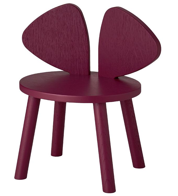 Børnestol   Mouse Chair   Bordeaux fra Nofred