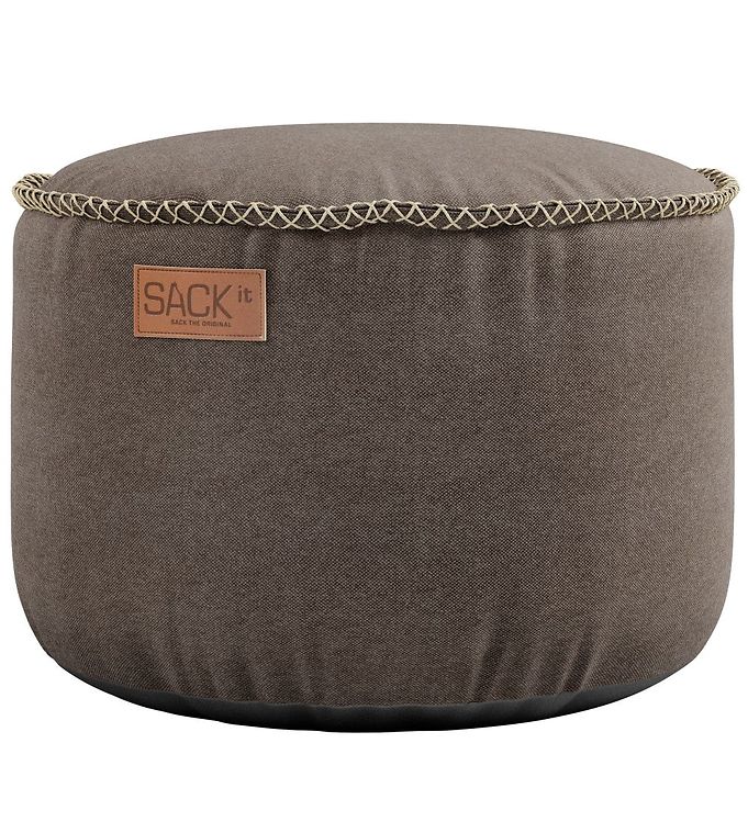 Puf   Canvas   50x35 Cm   Brun fra Sackit