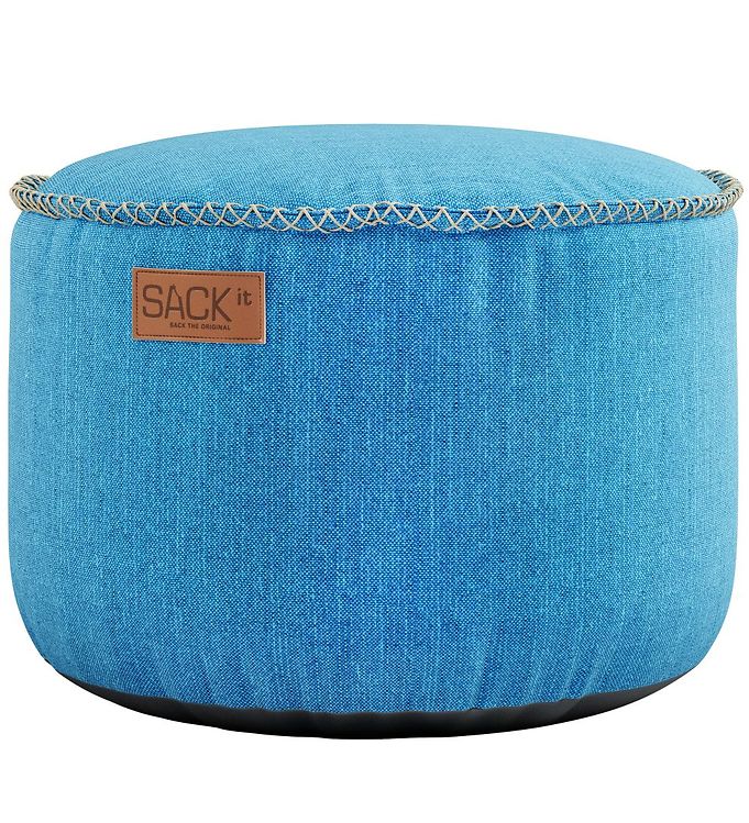 Puf   Cobana   50x35 Cm   Turkis fra Sackit