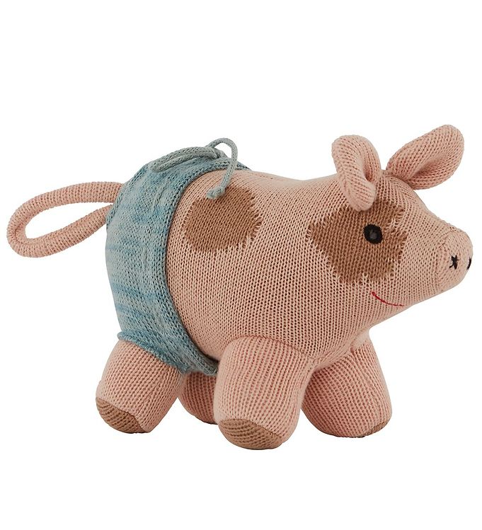 Bamse   15x19 Cm   Hugo Mini Pig   Rosa fra Oyoy