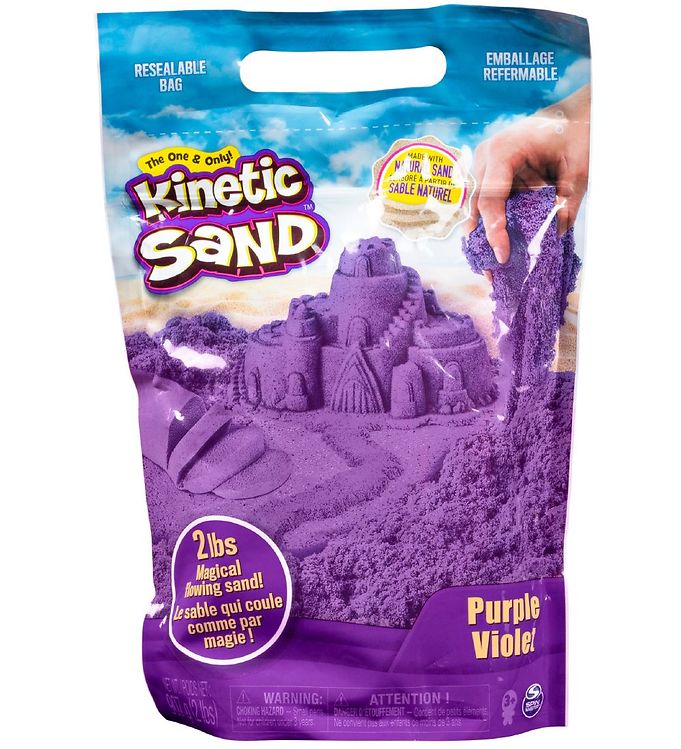 Kinetisk Strandsand 900 Gram - Lilla Violet fra Kinetic Sand