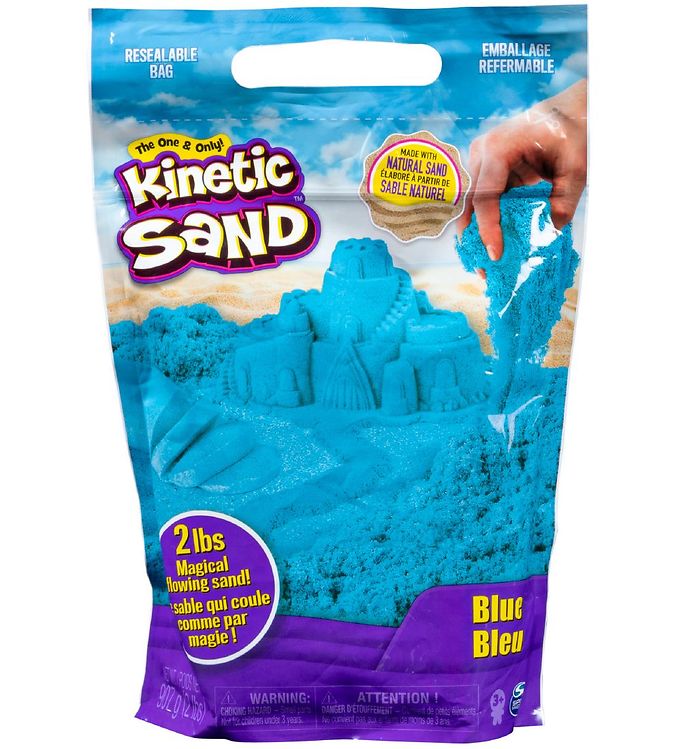 Kinetisk Strandsand 900 Gram - Blå fra Kinetic Sand