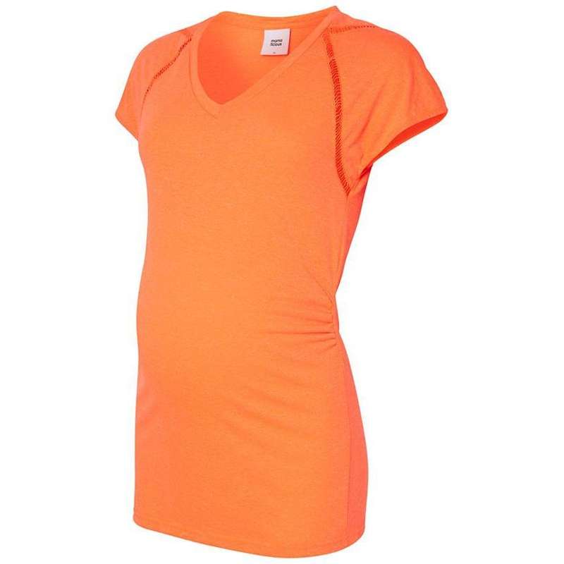 Afra Jersey Ventetop   Neon Orange fra Mamalicious