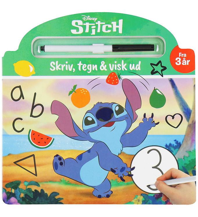 Aktivitetsbog   Disney Stitch   Skriv, Tegn & Visk Ud fra Alvilda